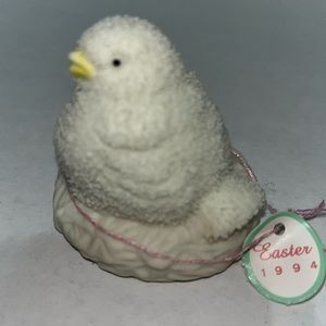 Dept 56 Easter 1994 Chick on‎ Nest Figurine Snowbunnies